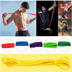 Elastic Rubber Fitness Body Building Resistance Bands