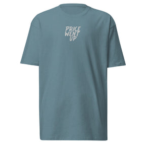 PRICE WENT UP Chalk Heavyweight Tee