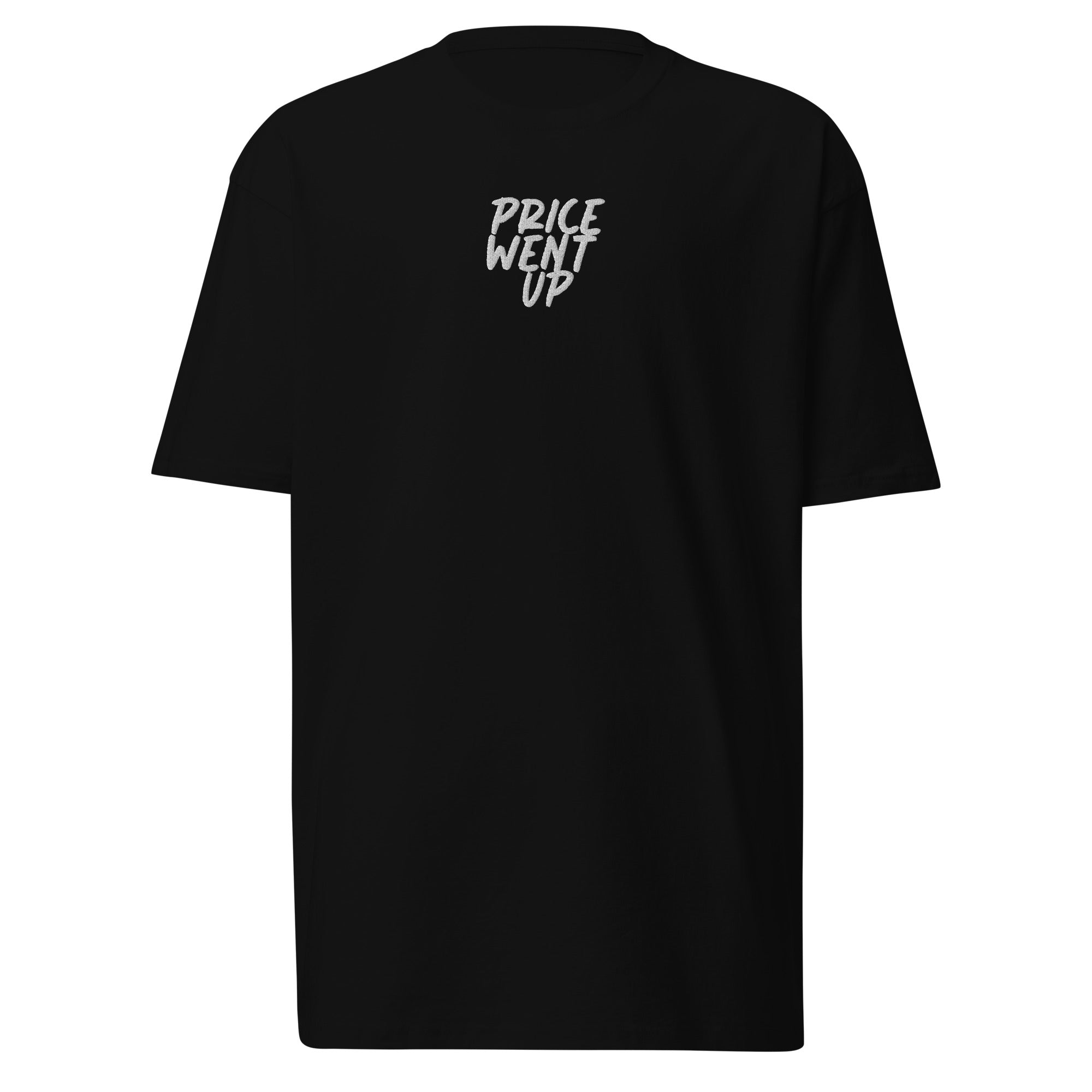 PRICE WENT UP Chalk Heavyweight Tee