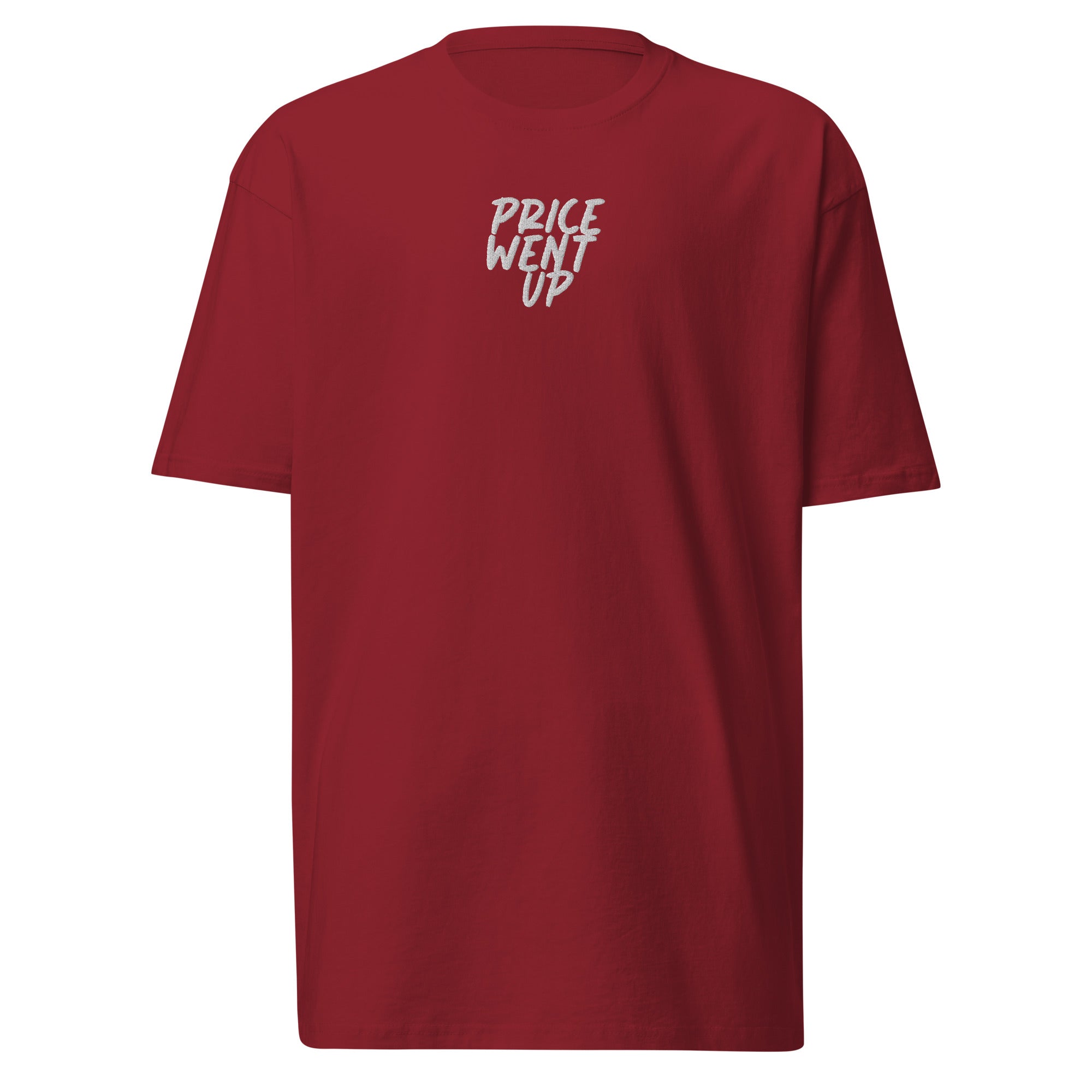 PRICE WENT UP Chalk Heavyweight Tee